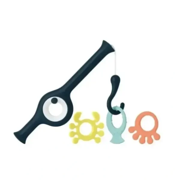 Boon Cast Fishing Pole baby bath toy Navy - cutbabycare.com | baby boutique & care hub