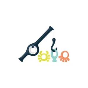Boon Cast Fishing Pole Bath Toy Multicolor Navy - cutbabycare.com | baby boutique & care hub