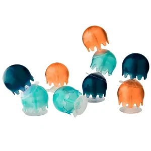 Boon Jellies Suction Cup Baby/Toddler Bath Water Fun Jelly Fish Toys 12m+ Navy - cutbabycare.com | baby boutique & care hub