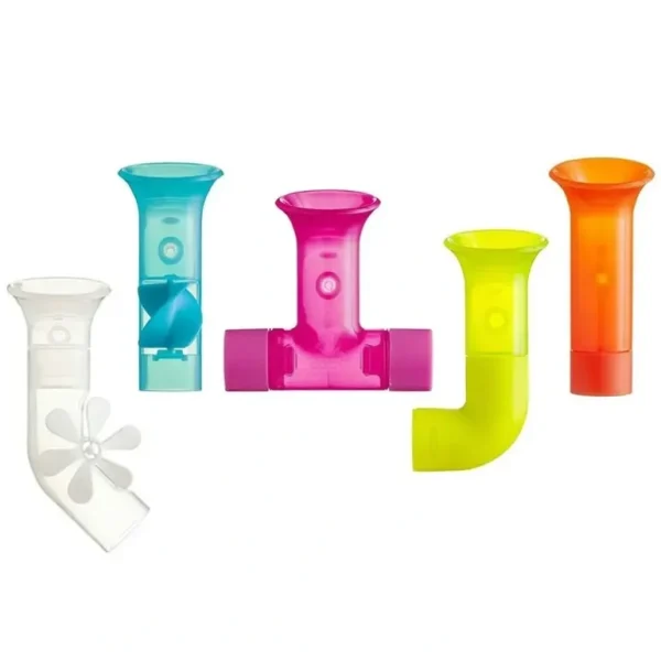 Boon 5pc Pipes Building Bath Toy Suction Set Tub/Shower Play/Fun Kids/Toddler - cutbabycare.com | baby boutique & care hub