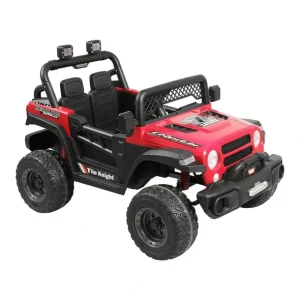 BoPeep Kids Ride On Car Electric Jeep Off Road Toy Remote Control Dual Motor Red - cutbabycare.com | baby boutique & care hub