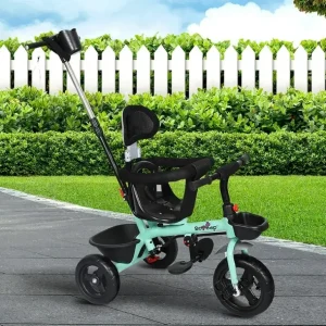 BoPeep Kids Tricycle Ride On Trike Toddler Balance Bike Prams Stroller Green - cutbabycare.com | baby boutique & care hub