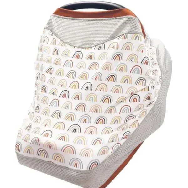 Boppy - 4 & More Multi-use Cover, Spice Rainbow Arches - cutbabycare.com | baby boutique & care hub