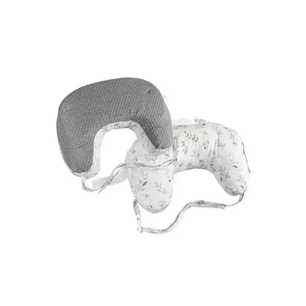 Boppy - Best Latch Nursing Pillow Gray Pennydot Leaf Stripe - cutbabycare.com | baby boutique & care hub