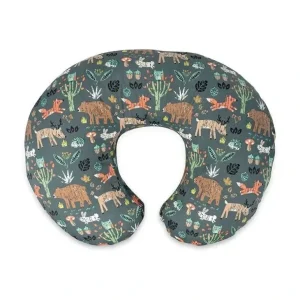 Boppy - Nursing Pillow, Green Forest Animals - cutbabycare.com | baby boutique & care hub