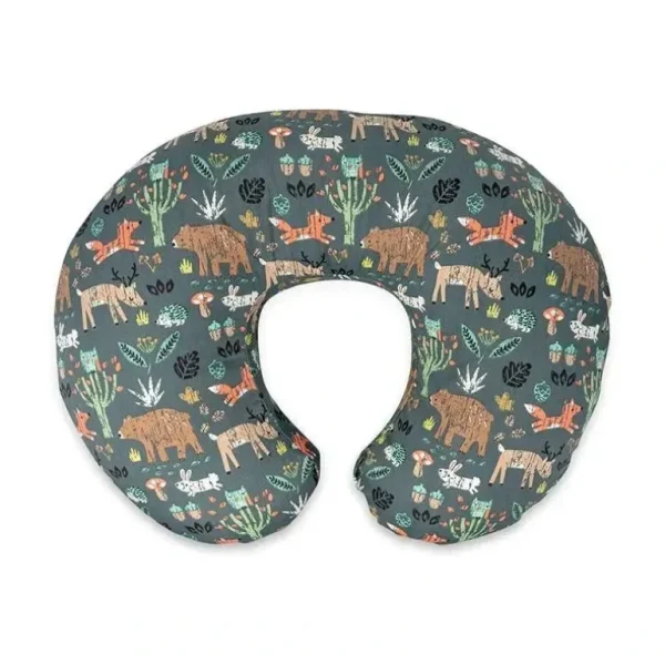 Boppy - Nursing Pillow, Green Forest Animals - cutbabycare.com | baby boutique & care hub