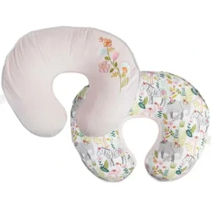 Boppy - Nursing Pillow Luxe Support , Pink Sweet Safari - cutbabycare.com | baby boutique & care hub