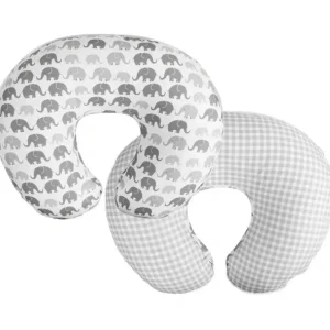 Boppy - Nursing Pillow Quick-Dry Gray Elephant Cover - cutbabycare.com | baby boutique & care hub