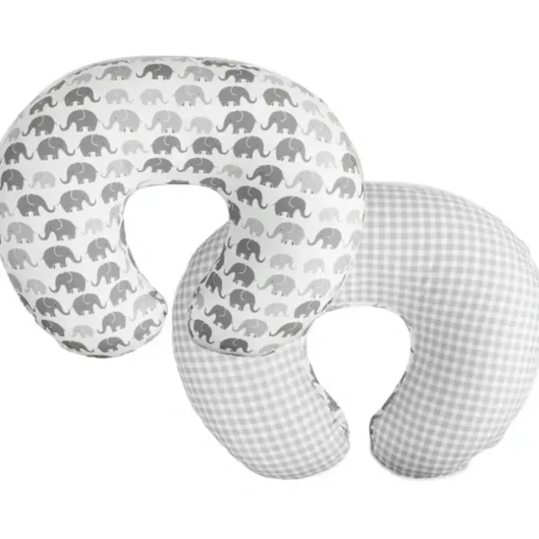 Boppy - Nursing Pillow Quick-Dry Gray Elephant Cover - cutbabycare.com | baby boutique & care hub