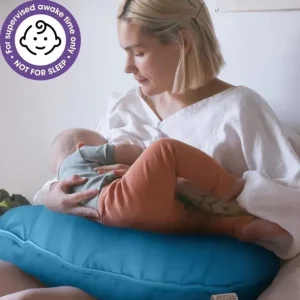 Boppy - Nursing Pillow Support with Removable Cover, Machine Washable, Cerulean Blue - cutbabycare.com | baby boutique & care hub