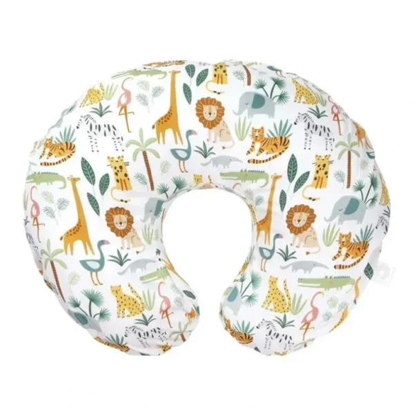 Boppy - Nursing Pillow Support with Removable Cover, Machine Washable, Colorful Wildlife - cutbabycare.com | baby boutique & care hub