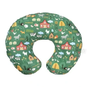Boppy - Nursing Pillow Support with Removable Cover, Machine Washable, Green Farm - cutbabycare.com | baby boutique & care hub