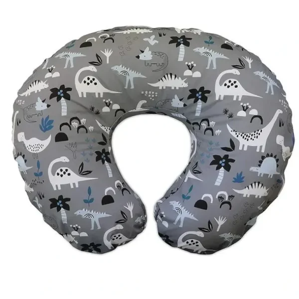 Boppy Feeding And Infant Support Pillow - Gray Dinosaurs - cutbabycare.com | baby boutique & care hub