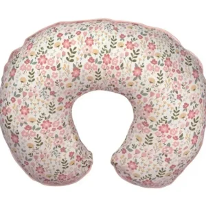 Boppy Pillow Slipcover Organic Cotton, Blush Cottage Garden - cutbabycare.com | baby boutique & care hub