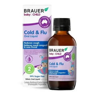 Brauer Baby & Child Cold & Flu 100mL - cutbabycare.com | baby boutique & care hub