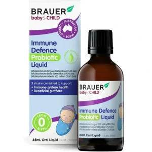 Brauer Baby and Child Immune Defence Probiotic Liquid 45 ml - cutbabycare.com | baby boutique & care hub