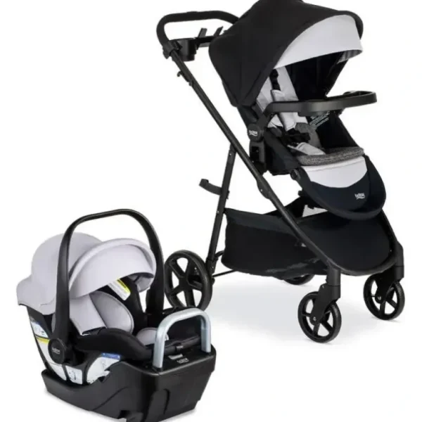 Britax - Travel System Willow Brook S+, Alpine Base,Glacier Onyx, Us - cutbabycare.com | baby boutique & care hub