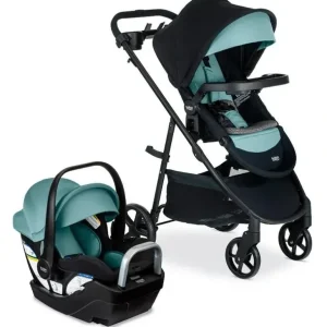 Britax - Willow Brook S+ Travel System with Alpine Anti-Rebound Base, Jade Onyx - cutbabycare.com | baby boutique & care hub