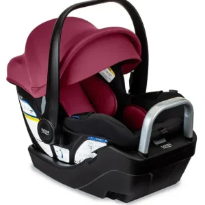 Britax - Willow S Infant Car Seat with Alpine Anti-Rebound Base, Ruby Onyx - cutbabycare.com | baby boutique & care hub