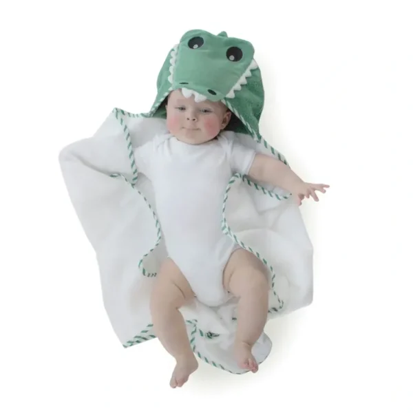 Bubba Blue Crocodile Towel - cutbabycare.com | baby boutique & care hub