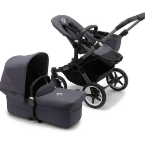 Bugaboo - Donkey 5 Mono Complete Stroller, Graphite /Stormy Blue - cutbabycare.com | baby boutique & care hub