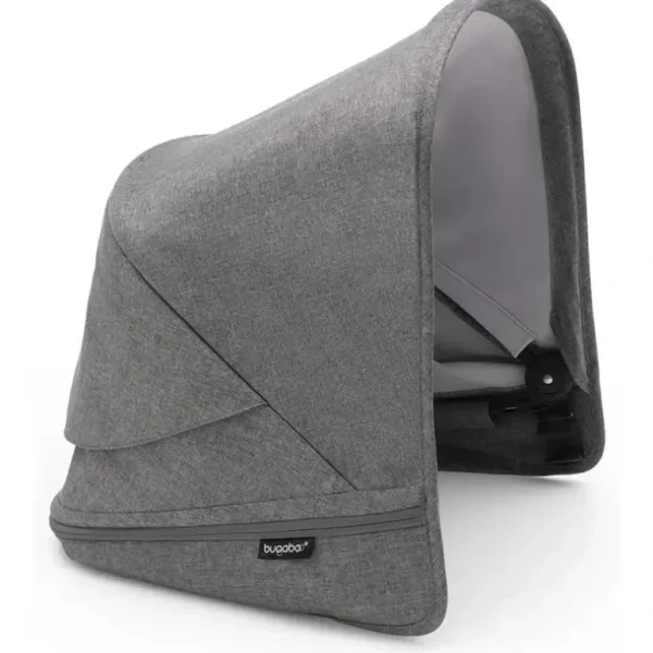 Bugaboo - Donkey 5 Sun Canopy, Grey Mélange - cutbabycare.com | baby boutique & care hub