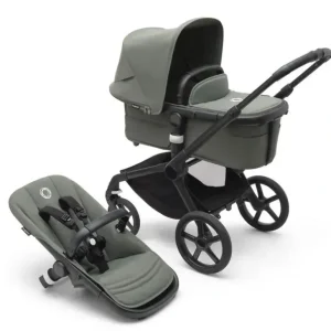 Bugaboo - Fox 5 Complete Stroller, Black/Forest Green - cutbabycare.com | baby boutique & care hub