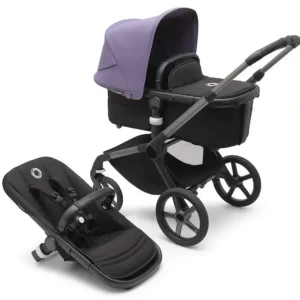 Bugaboo - Fox 5 Complete Stroller, Black/Midnight Black/Astro Purple - cutbabycare.com | baby boutique & care hub