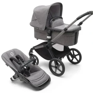 Bugaboo - Fox 5 Complete Stroller, Graphite/Grey Melange - cutbabycare.com | baby boutique & care hub