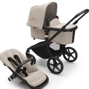 Bugaboo - Fox 5 Stroller Complete Black/Desert Taupe - cutbabycare.com | baby boutique & care hub