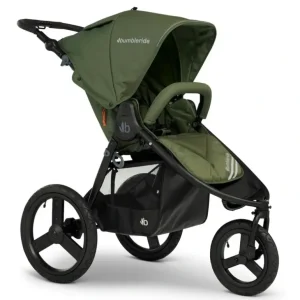 Bumbleride Speed Baby/Infant Pram/Stroller Long Footwell w/ Air Pump Olive 6m+ - cutbabycare.com | baby boutique & care hub