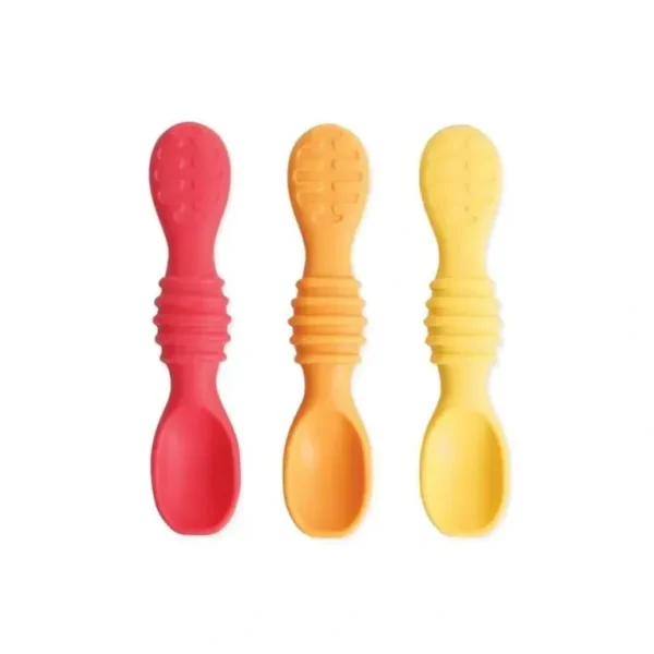 Bumkins - Baby Silicone Dipping Spoons - Tutti Frutti - cutbabycare.com | baby boutique & care hub