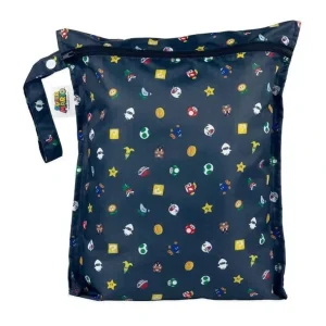 Bumkins - Disney Waterproof Wet Bag, Nintendo Super Mario - cutbabycare.com | baby boutique & care hub