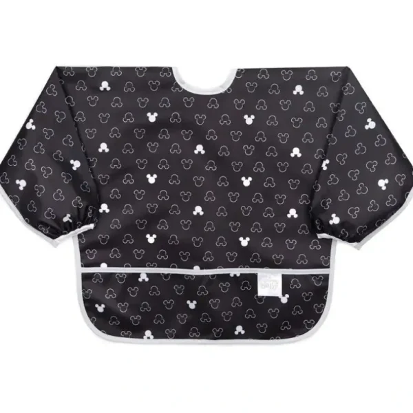 Bumkins Sleeved Bib Love Mickey - cutbabycare.com | baby boutique & care hub