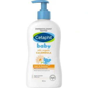 Cetaphil Baby Gentle Wash & Shampoo, Organic Calendula 400mL - cutbabycare.com | baby boutique & care hub