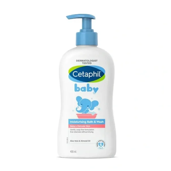Cetaphil Baby Moisturising Bath and Wash 400ml Pump - cutbabycare.com | baby boutique & care hub