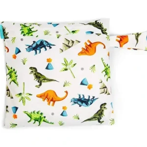 Charlie Banana - Dinossaurs Waterproof Reusable and Washable Tote Bag - cutbabycare.com | baby boutique & care hub