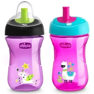 Chicco - Natural Fit Straw Trainer Cup, Pink/Purple - cutbabycare.com | baby boutique & care hub