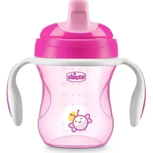 Chicco Feeding Semi-Soft Spout Trainer Sippy Cup 6M+ | Pink - cutbabycare.com | baby boutique & care hub