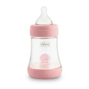 Chicco Nursing Baby Perfect5 150ml Feeding Bottle/Slow Silicone Teat 0m+ Pink - cutbabycare.com | baby boutique & care hub