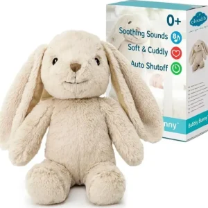 Cloud B - Soothing Sound Machine, Cuddly Stuffed Animal, 4 Soothing Sounds, Bubbly Bunny - cutbabycare.com | baby boutique & care hub