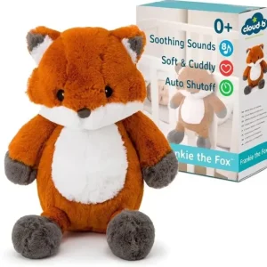 Cloud B - Soothing Sound Machine, Cuddly Stuffed Animal, 4 Soothing Sounds, Frankie the Fox - cutbabycare.com | baby boutique & care hub