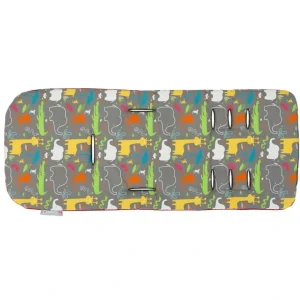 Comfi-Cush 80cm Cotton Seat Liner Pad/Mat for Baby Stroller/Pram Jungle Boogie - cutbabycare.com | baby boutique & care hub