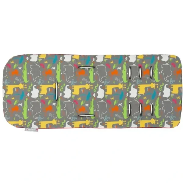 Comfi-Cush 80cm Cotton Seat Liner Pad/Mat for Baby Stroller/Pram Jungle Boogie - cutbabycare.com | baby boutique & care hub