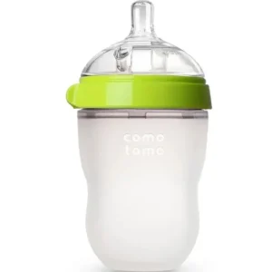 Comotomo - 8Oz Natural Feel Baby Bottle, Green - cutbabycare.com | baby boutique & care hub