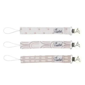 Copper Pearl - 3Pk Binky Clip Bliss - cutbabycare.com | baby boutique & care hub