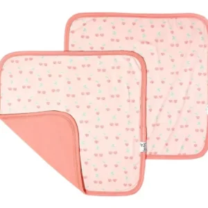 Copper Pearl - 2Pk Cheery 3-Layer Knit Security Blanket Set - cutbabycare.com | baby boutique & care hub