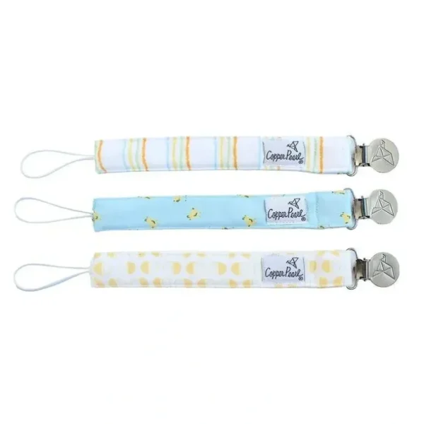Copper Pearl - 3Pk Peter Binky Clip Set - cutbabycare.com | baby boutique & care hub