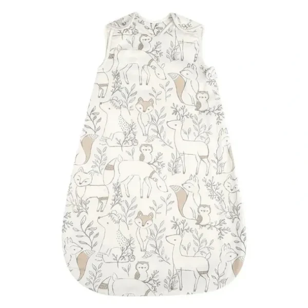 Crane Baby Ezra Woodland Animals Cotton Wearable Blanket 0-9Mo - cutbabycare.com | baby boutique & care hub