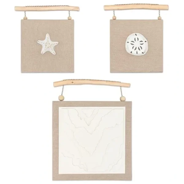 Crane Bedding - Cove 3-Pc. Beach Life Wall Décor - cutbabycare.com | baby boutique & care hub